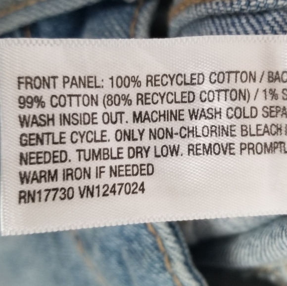 NWT Wild Fable High Rise Straight Distressed Jeans Size 16 - Picture 10 of 10